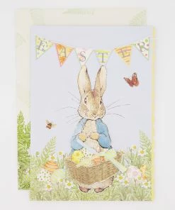 Meri Meri Blue Peter Rabbit Easter Card