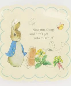 Meri Meri 16 Pack Cream Peter Rabbit Paper Plates