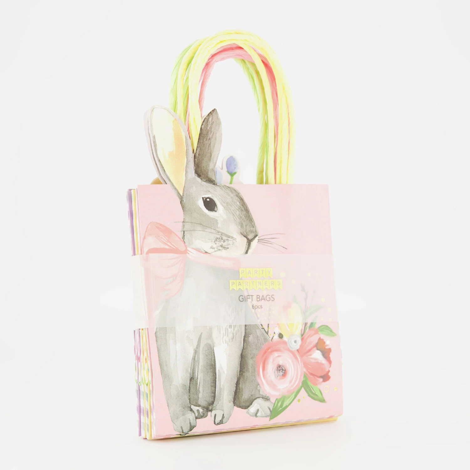 Party Partners Six Pack Multicoloured Easter Bunny Gift Bags