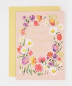 Lady Jayne Floral Easter Card
