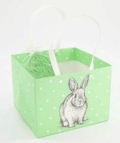 Stewo Two Piece Green Easter Gift Bag 15x20cm