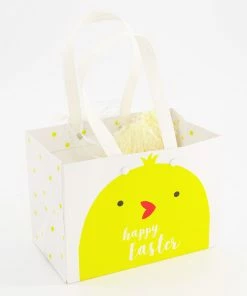 Stewo White & Yellow Easter Gift Bag 13x18cm
