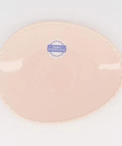 Pink Egg Plate 20x25cm