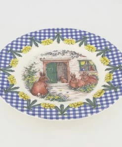 Royal Stafford Rabbit Themed Dinner Plate