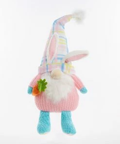 Multicoloured Easter Bunny Gnome 48x24cm