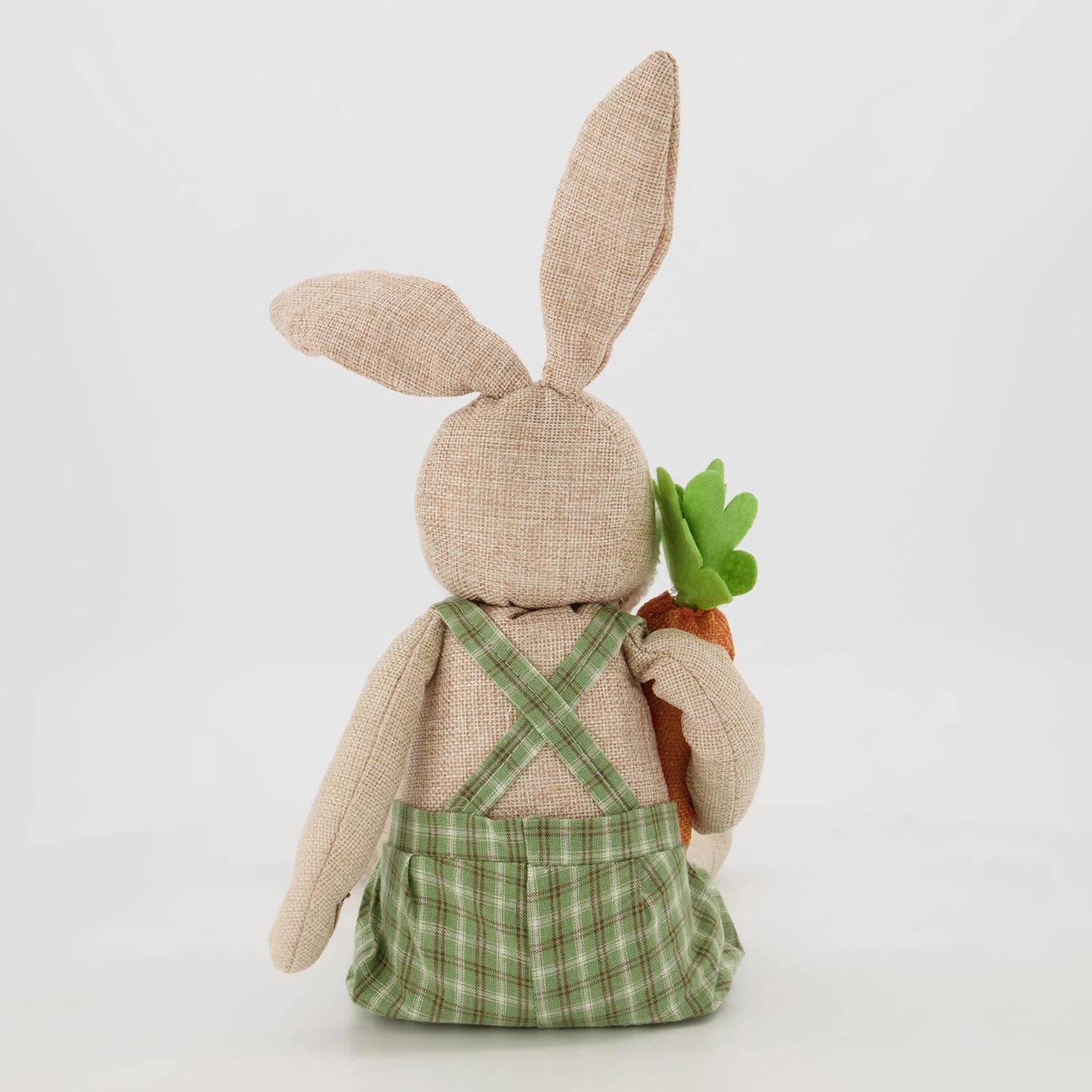 Green Overall Dressed Bunny Easter Decoration 50x13cm - Image 2