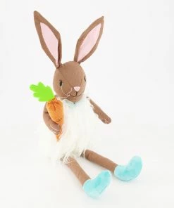 Multicoloured Sitting Bunny Easter Decoration 55x15cm