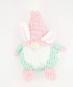 Pink Easter Bunny Gnome Decoration 29x20cm