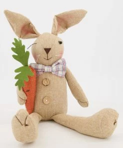 Beige Sitting Rabbit 22x24cm