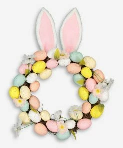 Multicoloured Easter Wreath 50x35cm