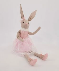 Pink Sitting Bunny Easter Decoration 55x12cm