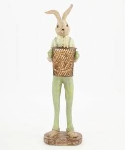 Bunny & Baby Rabbit Easter Decoration 38x11cm