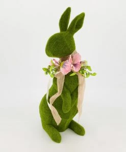 Green Resin Rabbit Ornament 50cm