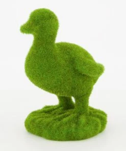 Green Resin Duck Ornament 18x15cm