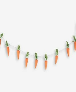 Orange & Green Carrot Easter Garland 180cm