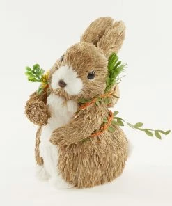 Brown Easter Bunny Decoration 22x13cm
