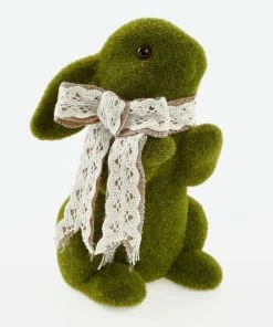 Green Bunny Ornament 22x15cm