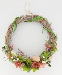 Green Egg Wreath 32x32cm
