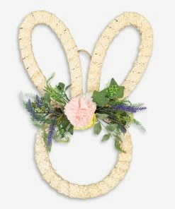 Brown Rabbit Shape Wall Ornament 59x30cm