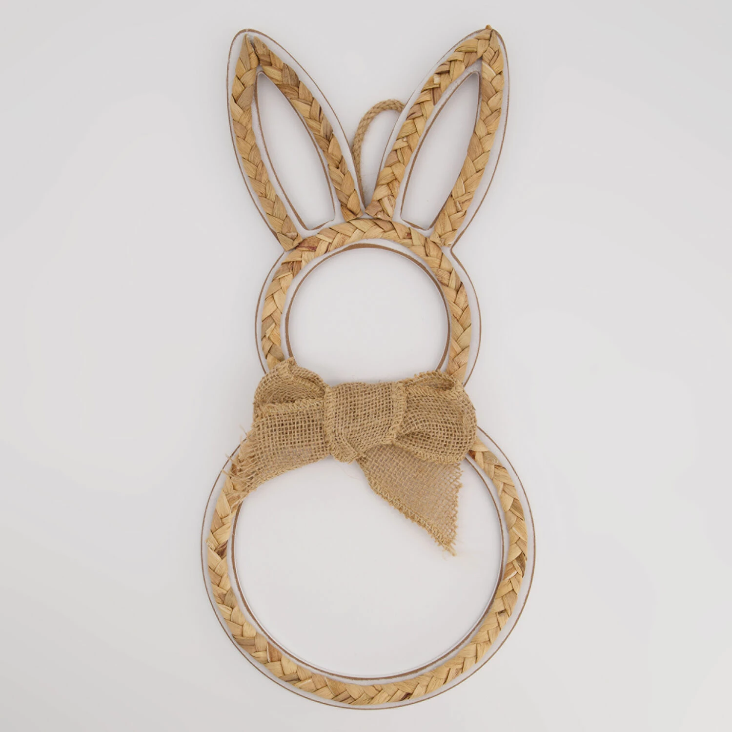 Brown Weaving Rabbit Easter Decoration 42x20cm
