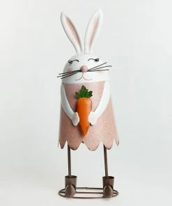 Pink Standing Rabbit 54x18cm