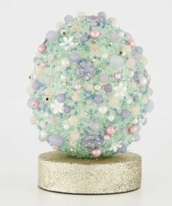 Multicoloured Easter Egg Ornament 15x14cm