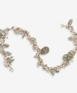 Hip & Hop Gold Tone Egg Motif Garland 12x111cm